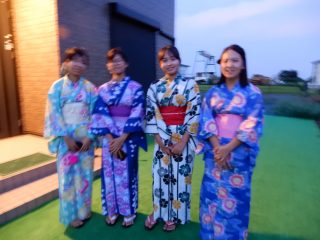 外国人実習生　日本の夏祭り体験